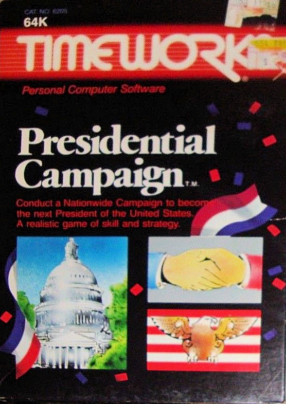 Presidential Campaign box art for Commodore 64
